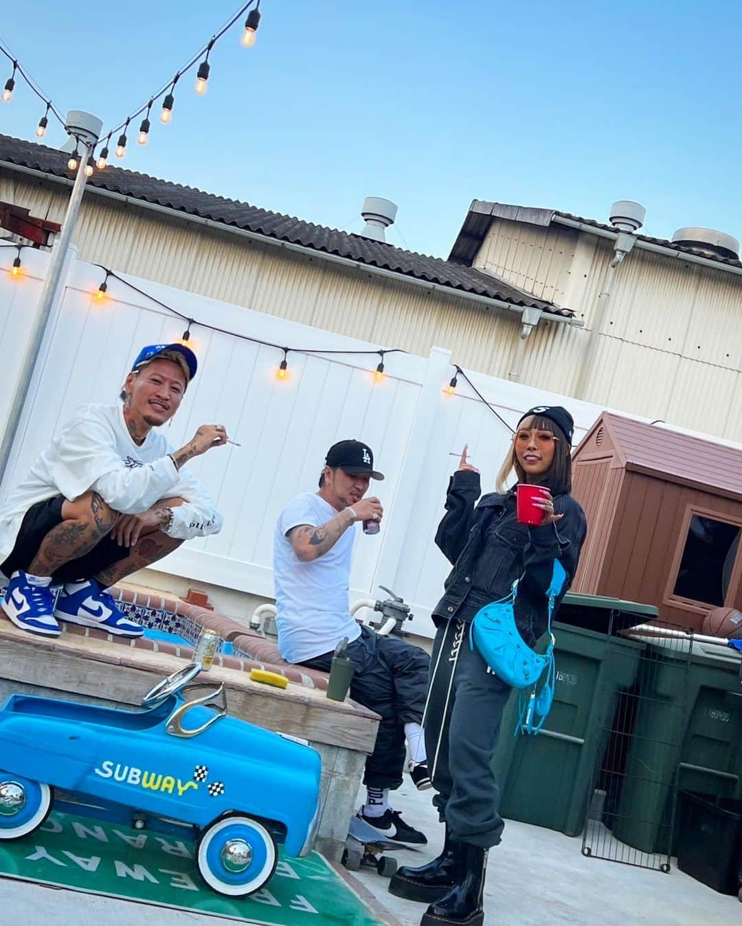 Kayzabroさんのインスタグラム写真 - (KayzabroInstagram)「GW恒例のLil California BBQ🌴 真っ昼間からずーっとCHIIIIIIILL♪ あざした🙏  #lilcalifornia #ytechbbq #やっぱ楽しむならBBQ」5月7日 17時03分 - kayzabro_ds455