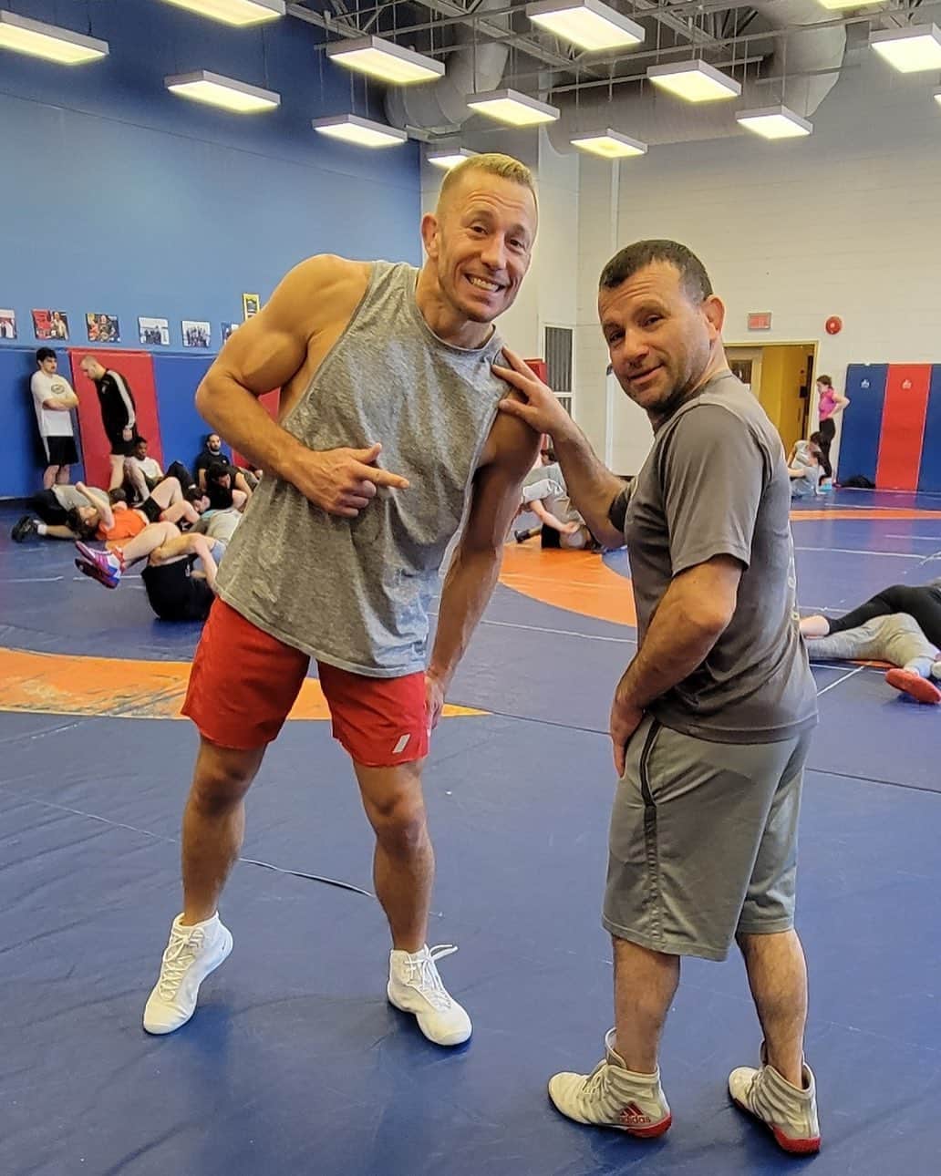 ジョルジュ・サンピエールのインスタグラム：「Sunday Wrestling!」