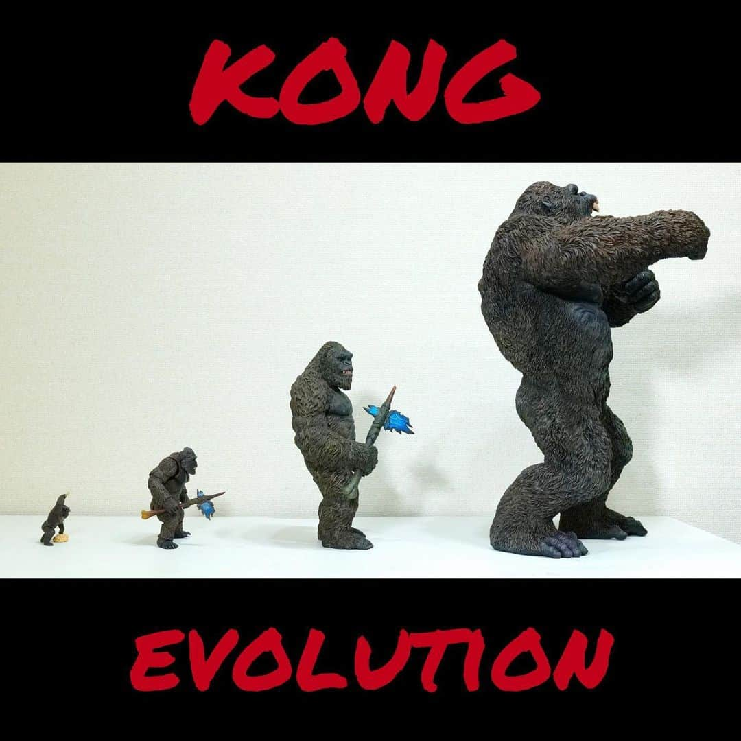 ぎわちん。のインスタグラム：「コングの進化🦍 #コング #kong #ゴジラvsコング #godzillavskong  #ぎわちん」