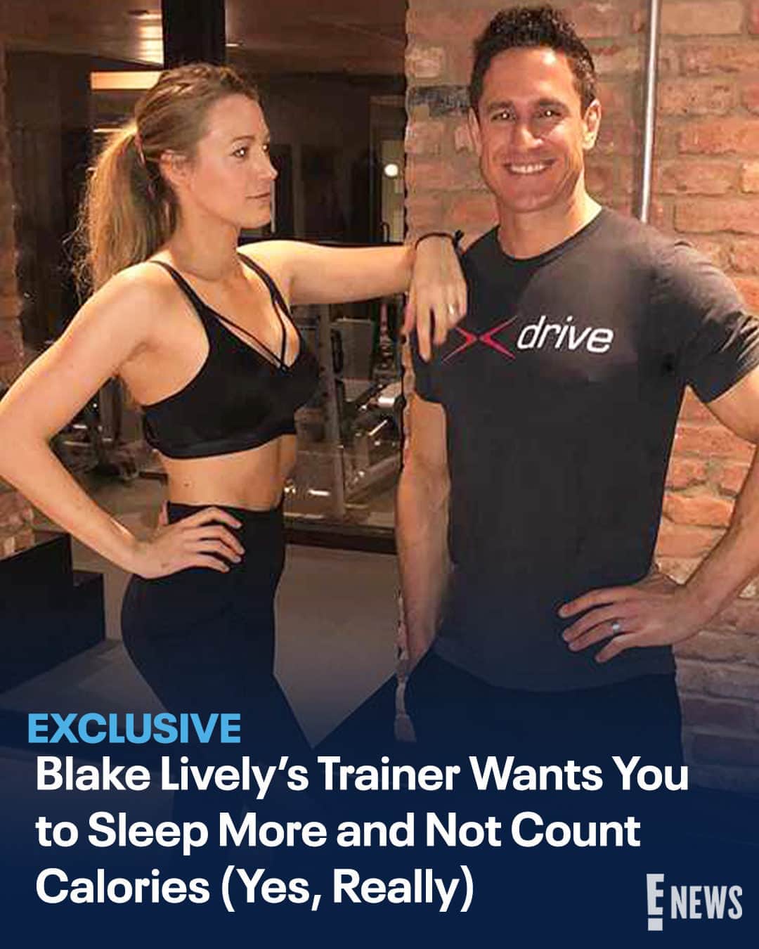 E! Onlineさんのインスタグラム写真 - (E! OnlineInstagram)「@donsaladino, who has worked with Blake Lively for more than 10 years, is doing us a simple favor: he's spilling all the diet and fitness tips to help you achieve your wellness goals this summer at the link in bio. 💪 (📷: Instagram)」5月8日 3時00分 - enews