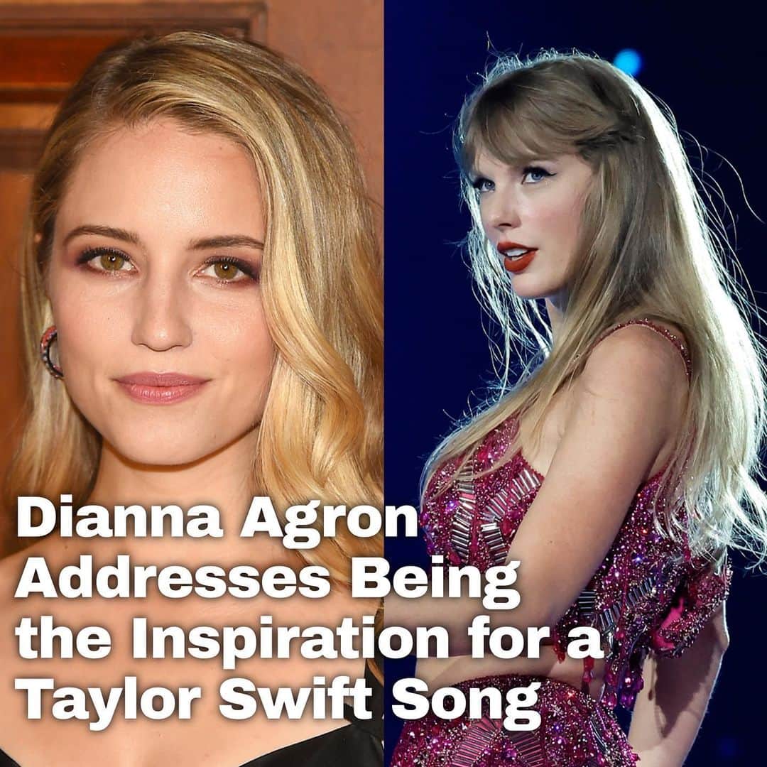 のインスタグラム：「Dianna Agron opens up about whether she inspired a Taylor Swift song, her true thoughts on #Glee, and opens up about societal pressure to have kids in a revealing interview. Tap this picture in the LINK IN BIO for details. #DiannaAgron #TaylorSwift Photos: Getty」