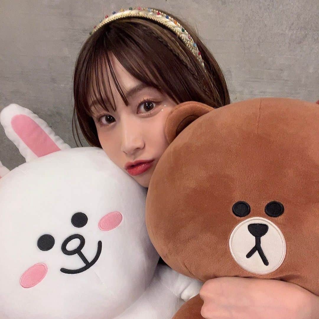 青海ひな乃さんのインスタグラム写真 - (青海ひな乃Instagram)「コニーとブラウンとワタシ。 . . . #🐰 #🐻」5月7日 19時22分 - aoumi_00