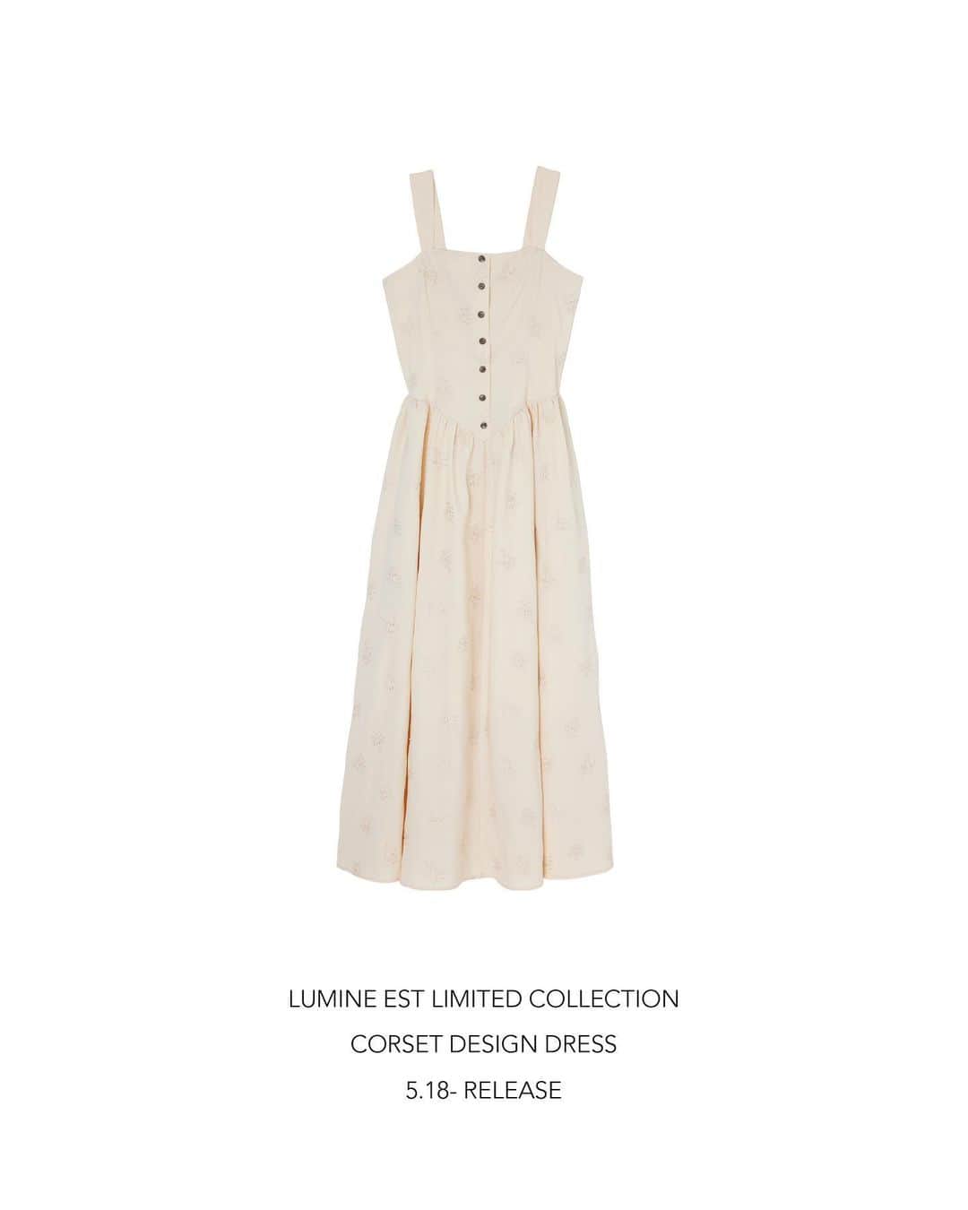 マウジーさんのインスタグラム写真 - (マウジーInstagram)「EST & ONLINE STORE LIMITED COLLECTION  LUMINE EST LIMITED COLLECTION ・CORSET DESIGN DRESS(010GSK30-1820) 5月18日(木)よりMOUSSYルミネエスト新宿店にて限定発売開始  ONLINE STORE & LUMINE EST LIMITED LETTERING SERIES ・LETTERING RIBBON VALLETTA(010GST50-1860) ZOZOTOWNにて先行予約販売中 SHEL'TTER WEBSTOREでは5月11日(木)、MOUSSYルミネエエスト新宿店では5月18日(木)より限定発売開始  #MOUSSY」5月7日 19時22分 - moussyofficial