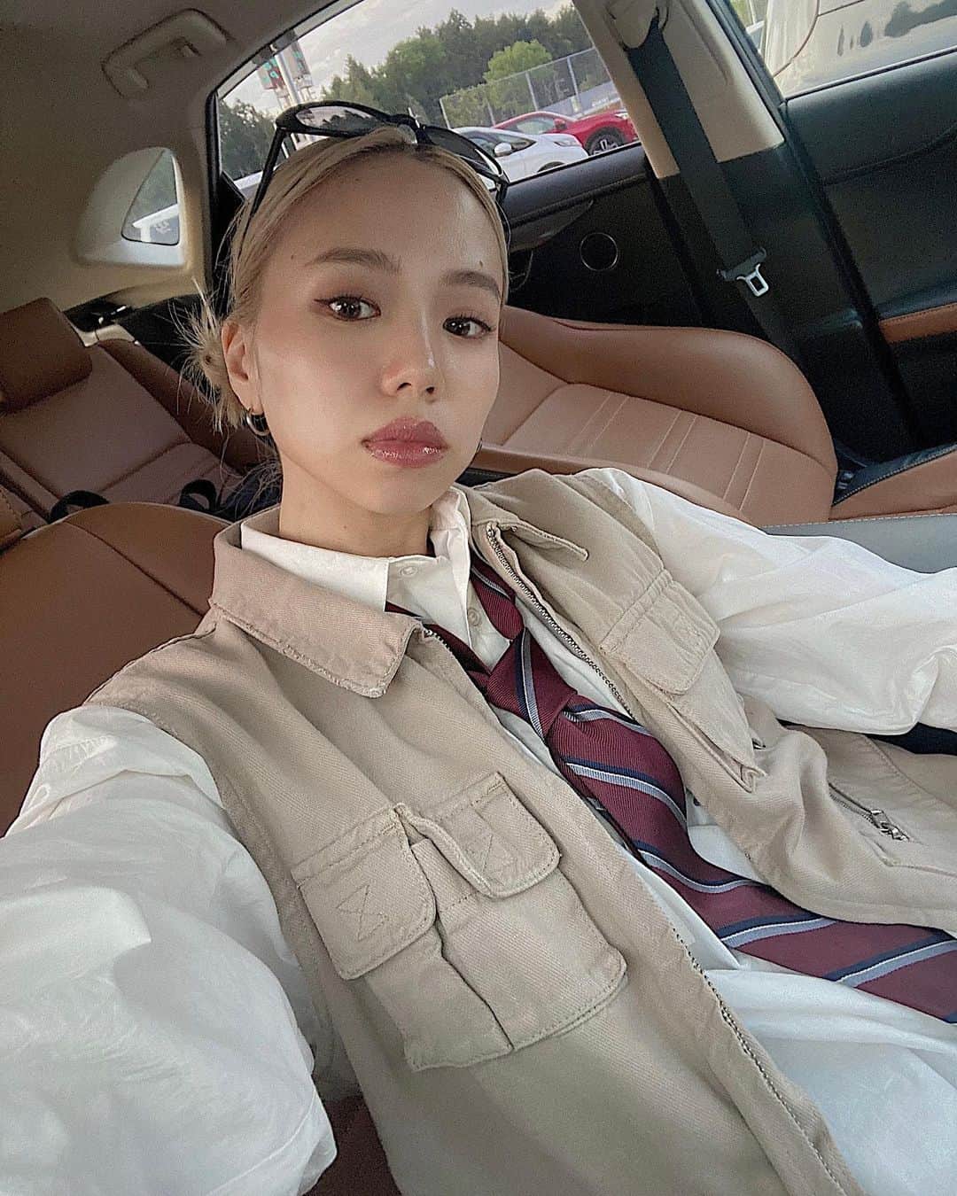 室原彩夏のインスタグラム：「ㅤㅤㅤㅤㅤㅤㅤㅤㅤㅤㅤㅤㅤㅤㅤㅤㅤㅤㅤㅤㅤㅤㅤㅤ 👔💖 ㅤㅤㅤㅤㅤㅤㅤㅤㅤㅤㅤㅤㅤ #LAGUAGEM」
