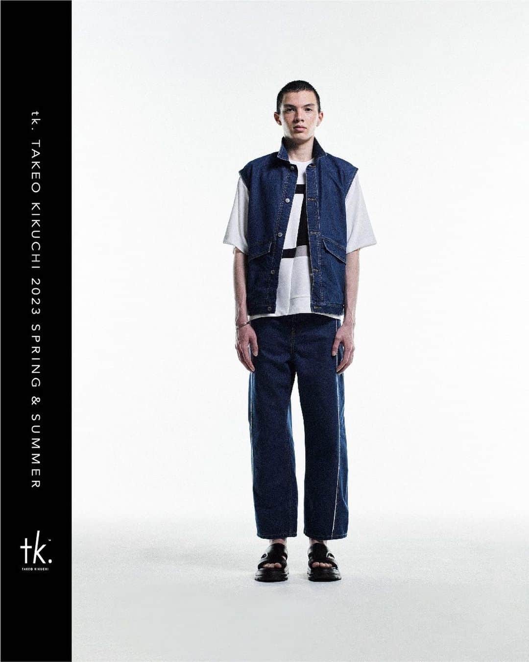 tk.TAKEO KIKUCHIさんのインスタグラム写真 - (tk.TAKEO KIKUCHIInstagram)「【FEATURE】 STYLE LOOK 2023 SUMMER  vest 13,200yen T-shirt 6,600yen pants 13,200yen shoes 14,300yen  詳しくは @tk.takeokikuchi_official  からオフィシャルサイトをチェック！  #tkTAKEOKIKUCHI #tk #takeokikuchi #ティーケータケオキクチ #タケオキクチ #夏ルック」5月7日 19時55分 - tk.takeokikuchi_official