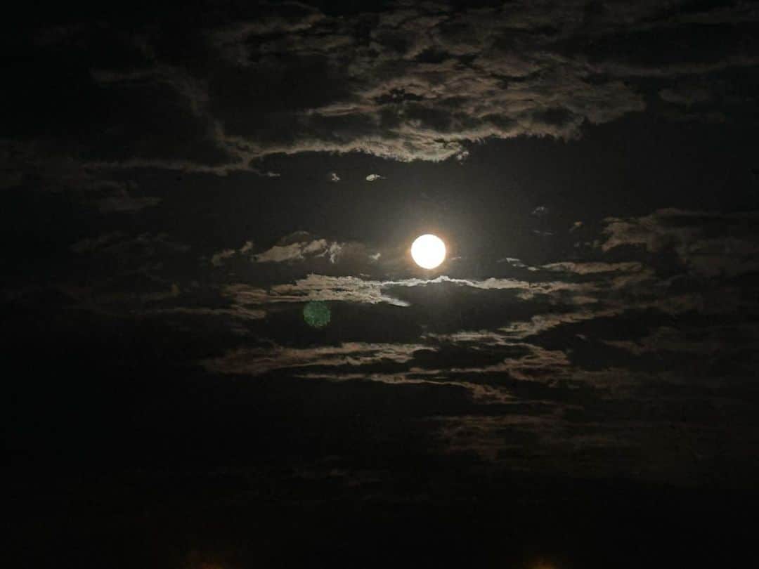 RINAさんのインスタグラム写真 - (RINAInstagram)「Daytona Beach の最後の夜に美しいお月様🌝ありがとう❤️☺️」5月7日 20時16分 - rina_karina0417