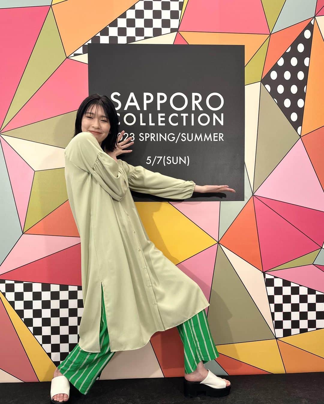 関戸奏音さんのインスタグラム写真 - (関戸奏音Instagram)「sapporo collectionありがとうございました！ #サツコレ23ss  #サツコレ」5月7日 20時36分 - kanon_sekido