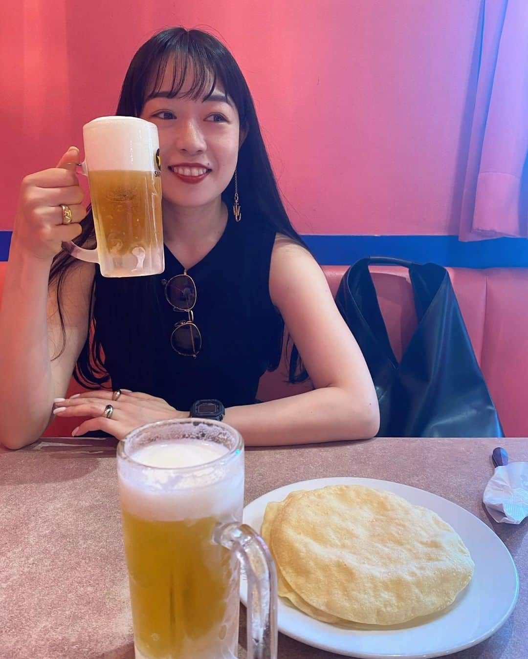 吉田佳菜さんのインスタグラム写真 - (吉田佳菜Instagram)「ㅤㅤㅤㅤㅤㅤㅤㅤㅤㅤㅤㅤㅤ ㅤㅤㅤㅤㅤㅤㅤㅤㅤㅤㅤㅤㅤ ビールが美味しかったゴールデンウィーク♡🍺 ㅤㅤㅤㅤㅤㅤㅤㅤㅤㅤㅤㅤㅤ 暑い日に飲む、キンキンに冷えたグラスに注がれたビール 最高！！！ ㅤㅤㅤㅤㅤㅤㅤㅤㅤㅤㅤㅤㅤ ㅤㅤㅤㅤㅤㅤㅤㅤㅤㅤㅤㅤㅤ #ちわこの休日 #ナイルレストラン #銀座グルメ #鎌倉グルメ #七里ヶ浜グルメ #アマルフィイデラセーラ #ビール女子 #tsuru_kana」5月7日 20時54分 - yshdkana