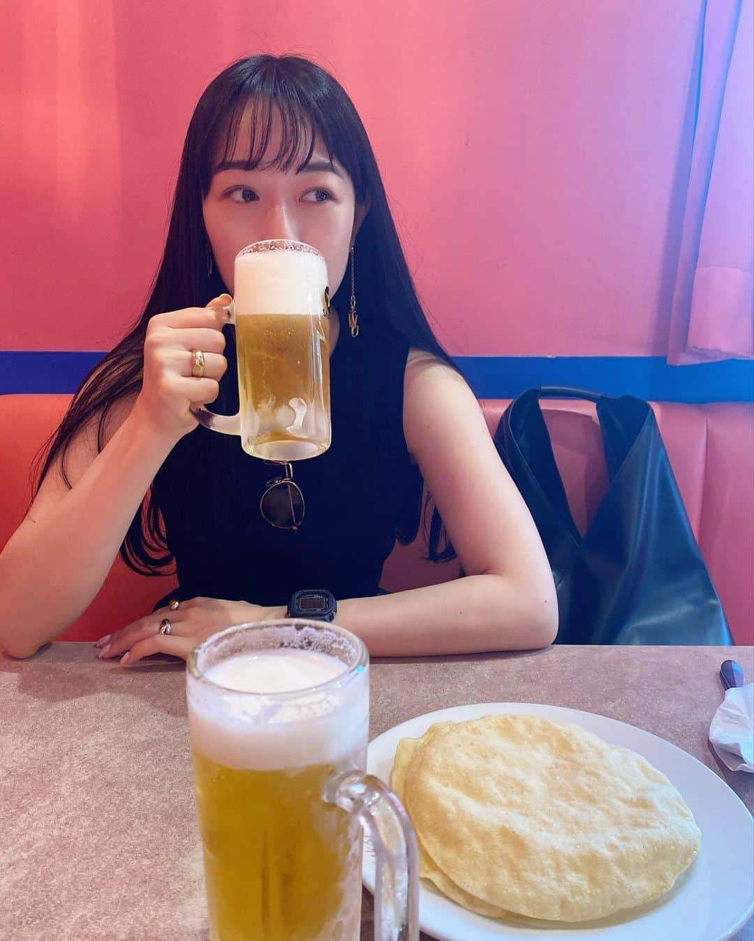 吉田佳菜さんのインスタグラム写真 - (吉田佳菜Instagram)「ㅤㅤㅤㅤㅤㅤㅤㅤㅤㅤㅤㅤㅤ ㅤㅤㅤㅤㅤㅤㅤㅤㅤㅤㅤㅤㅤ ビールが美味しかったゴールデンウィーク♡🍺 ㅤㅤㅤㅤㅤㅤㅤㅤㅤㅤㅤㅤㅤ 暑い日に飲む、キンキンに冷えたグラスに注がれたビール 最高！！！ ㅤㅤㅤㅤㅤㅤㅤㅤㅤㅤㅤㅤㅤ ㅤㅤㅤㅤㅤㅤㅤㅤㅤㅤㅤㅤㅤ #ちわこの休日 #ナイルレストラン #銀座グルメ #鎌倉グルメ #七里ヶ浜グルメ #アマルフィイデラセーラ #ビール女子 #tsuru_kana」5月7日 20時54分 - yshdkana