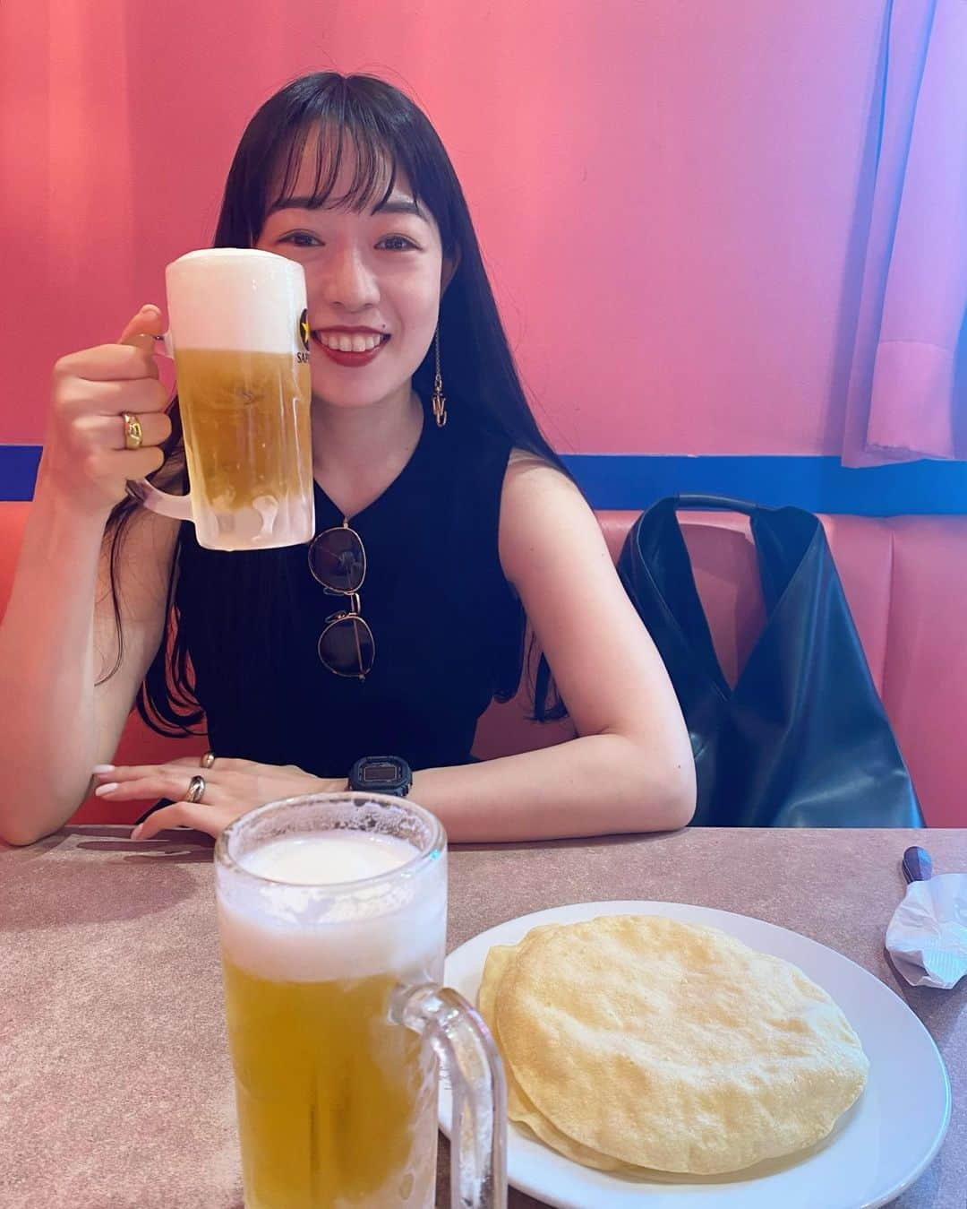 吉田佳菜さんのインスタグラム写真 - (吉田佳菜Instagram)「ㅤㅤㅤㅤㅤㅤㅤㅤㅤㅤㅤㅤㅤ ㅤㅤㅤㅤㅤㅤㅤㅤㅤㅤㅤㅤㅤ ビールが美味しかったゴールデンウィーク♡🍺 ㅤㅤㅤㅤㅤㅤㅤㅤㅤㅤㅤㅤㅤ 暑い日に飲む、キンキンに冷えたグラスに注がれたビール 最高！！！ ㅤㅤㅤㅤㅤㅤㅤㅤㅤㅤㅤㅤㅤ ㅤㅤㅤㅤㅤㅤㅤㅤㅤㅤㅤㅤㅤ #ちわこの休日 #ナイルレストラン #銀座グルメ #鎌倉グルメ #七里ヶ浜グルメ #アマルフィイデラセーラ #ビール女子 #tsuru_kana」5月7日 20時54分 - yshdkana