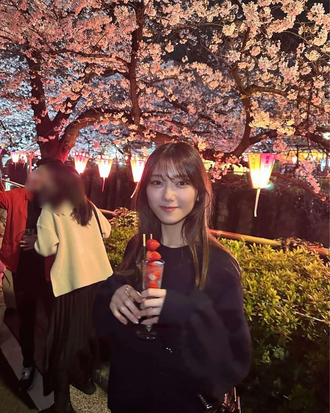 丸山蘭奈さんのインスタグラム写真 - (丸山蘭奈Instagram)「今年の桜の思い出🌸 あっという間にGWも終わりですね🥲」5月7日 21時01分 - rana_maruyama