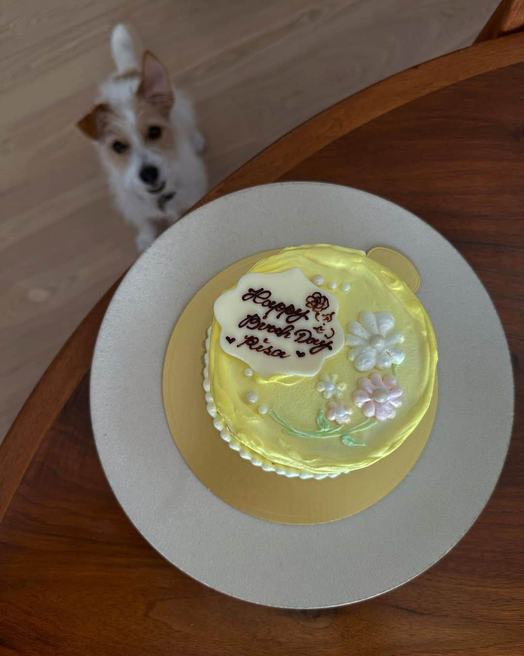 水野里砂さんのインスタグラム写真 - (水野里砂Instagram)「4月のこと🎂 沢山のお祝いとプレゼントありがとうございました♡ 幸せ〜」5月7日 21時39分 - risadlaw___