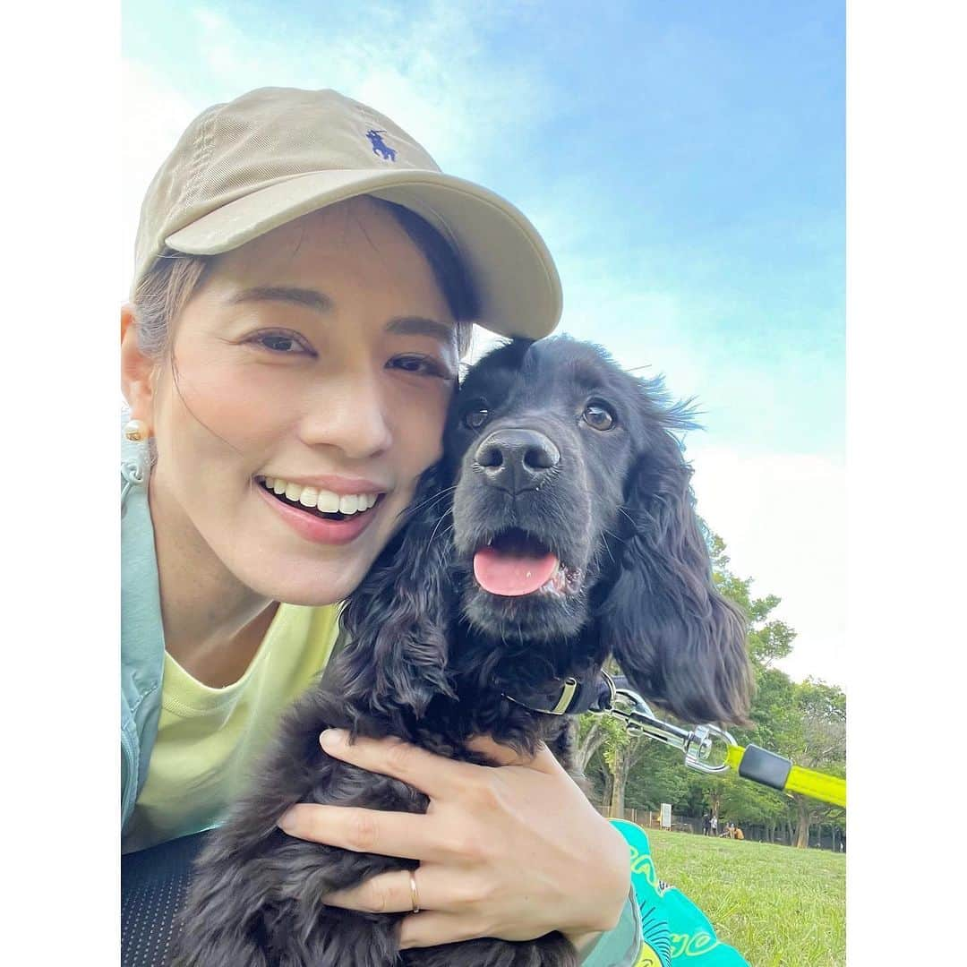 永島優美さんのインスタグラム写真 - (永島優美Instagram)「* いっぱい走ってドロドロになりました🍃☀️  #GWの思い出 #englishcockerspaniel  #merci 🐾」5月7日 21時42分 - yuumi_nagashima