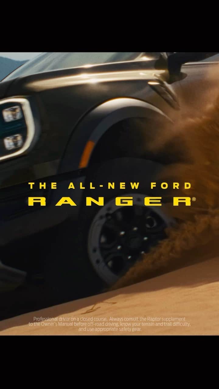 Fordのインスタグラム：「Start preparing. The all-new 2024 Ford Ranger® is coming. See it yourself on May 10th at ford.com/RANGERready #RANGERready #FordRanger #RangerRaptor」