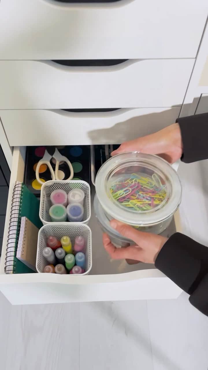 IKEA USAのインスタグラム：「3 ways to use IKEA 365 storage containers starting at $4.99. From tidying up your home office supplies to creating a cute terrarium, these affordable designs contain endless possibilities! #IKEA #storage #plants #office #organization #terrarium #food」