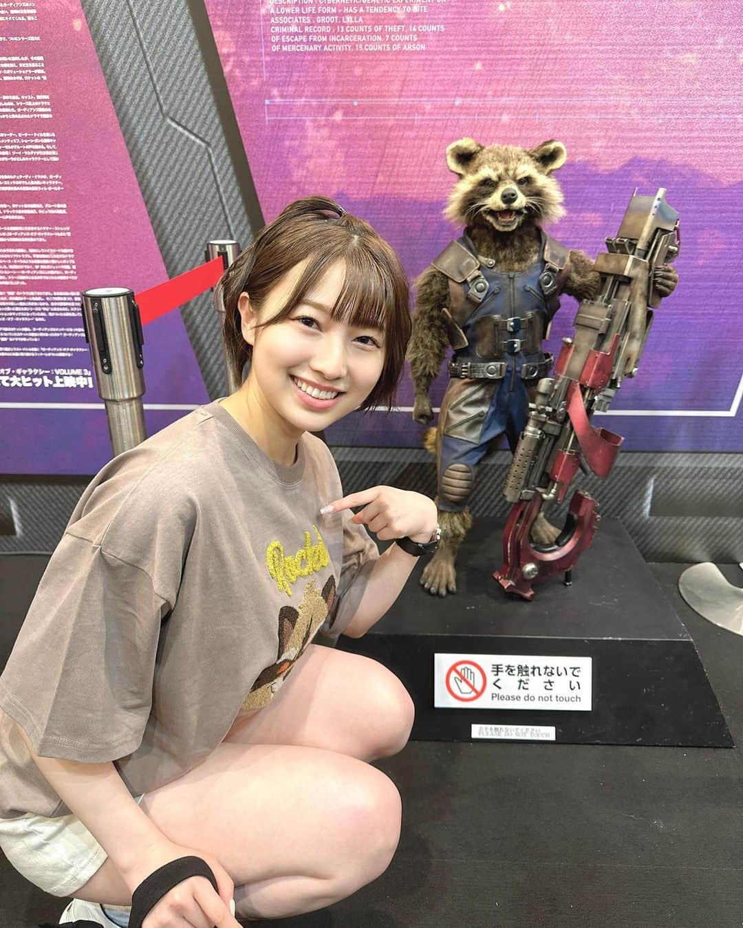安部若菜のインスタグラム：「過去1で充実したGWを過ごせました🥳 アメコミに囲まれて過ごせて幸せだった！  皆さんはどんなGWでしたか？  #大阪コミコン #大阪コミコン2023 #ありがとうございました #素敵なTシャツたち👕  #MARVEL#dc #アメコミ #ガーディアンズオブギャラクシー#gotg #gotgvol3 #映画最高でした」