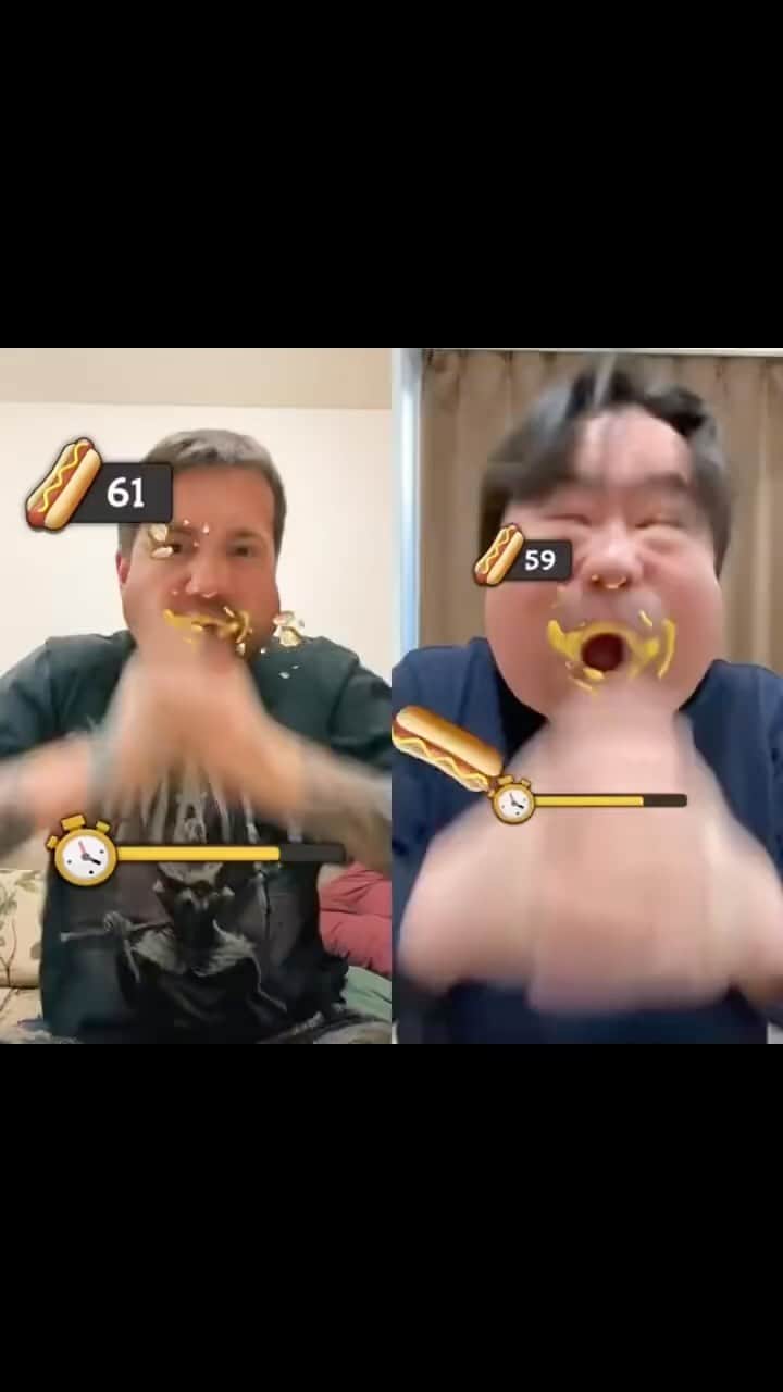 のインスタグラム：「【Hot dog effect challenge!】 #ウエスp  #kawail #hotdog」