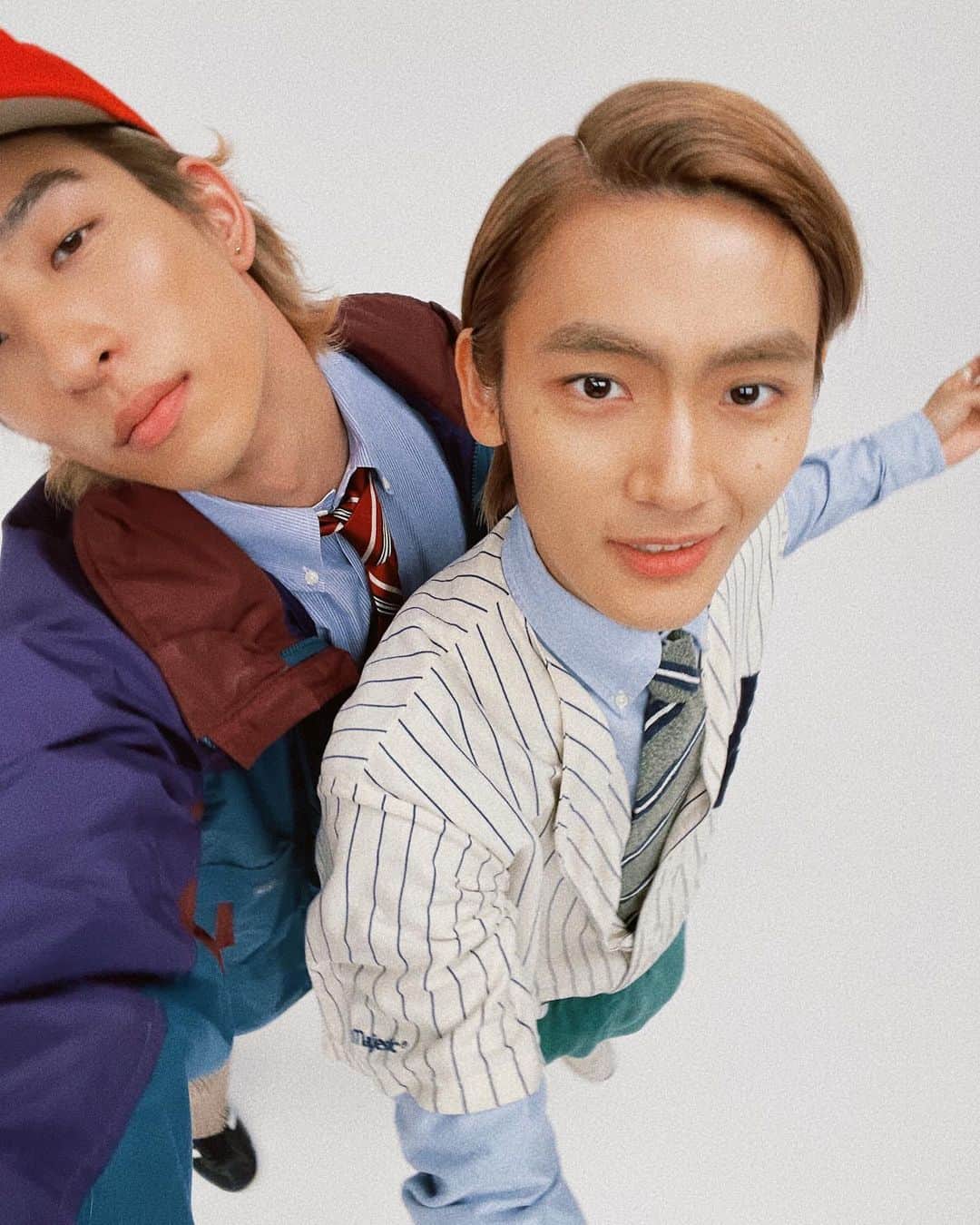 古幡亮（WATWING）のインスタグラム：「@fu_takahashi_official 💙❤️ Perfect Boy」