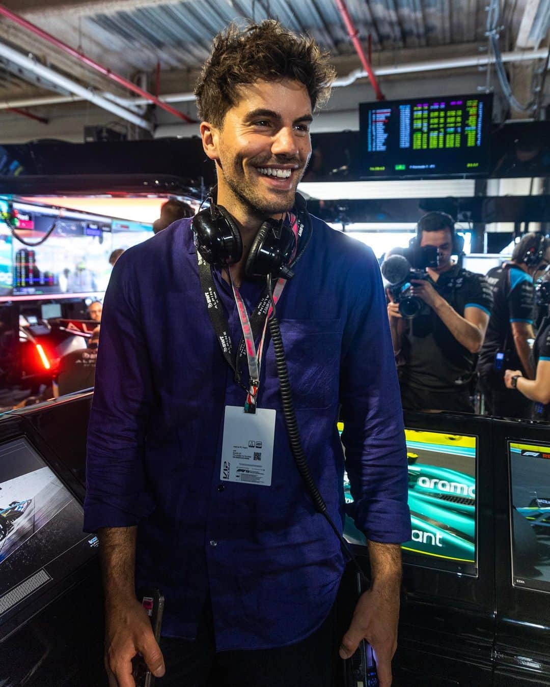 ベルルッティのインスタグラム：「All access in Miami celebrating Berluti’s new Lorenzo Drive loafer and its partnership with the BWT Alpine F1 team. @Berluti @AlpineF1Team @AlpineCars #BERLUTI #BERLUTIDRIVE #BERLUTIXALPINE  📷 @emilymalan」
