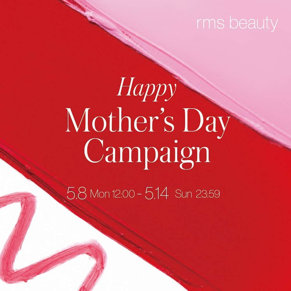 rms beautyのインスタグラム：「. Happy Mother's Day🌹  公式オンラインストアでは、本日から5/14（日）まで "Happy Mother's Day Campaign"を開催✨  ここでしか手に入らない限定キット、 ノベルティをご用意しました。  大切な方へのプレゼントに、ご自身へのご褒美に、 rms beautyのアイテムはいかがですか？  〈公式オンラインストア・数量限定キット〉 ■Shine + Define Duo／¥3,960（税込） ・ハイドラパウダーブラッシュ（ザクロフィズ） ・ストレートアップ ボリュームマスカラ（ミニ） ・ウォッシャブルペーパーポーチ  ■Dewy Duo／¥6,600（税込） ・リップライツ（ルーモア） ・Mルミナイザー ・フラットポーチ  ■Glow Duo／¥8,800（税込） ・ラディアンスロッキングプライマー（本体） ・ナチュラルフィニッシュ リキッドファンデーション（本体） ・シリコンポーチ  〈最大3点のノベルティプレゼント！〉 ①1点以上ご購入でオリジナルハンドタオル🎁 ②¥6,600（税込）以上ご購入でオリジナルヘアクリップ🎁 ③¥8,800（税込）以上ご購入でカードミラー🎁  詳細はトップページのリンクからチェック👀  #rms #rmsbeauty #rmsbeautyjapan #アールエムエス #母の日 #mothersday #プレゼント #限定キット #コスメキット #ノベルティ #キャンペーン #ナチュラルコスメ #クリーンビューティー」