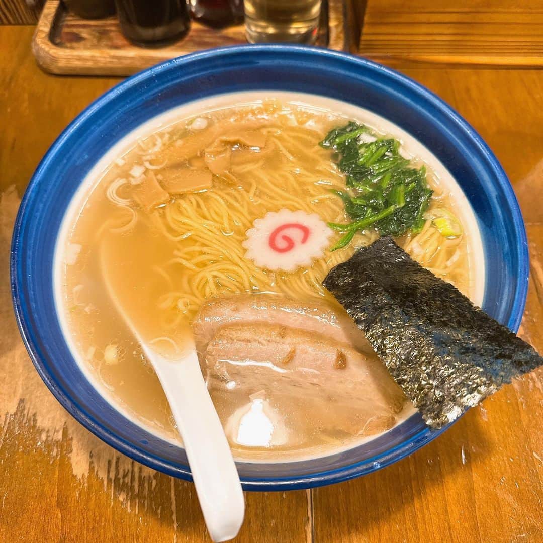 葉山カナのインスタグラム：「大門🍜中野 塩ラーメン美味しかった( ⸝⸝⸝ ᐢ ᵕ ᐢ ⸝⸝⸝ )」
