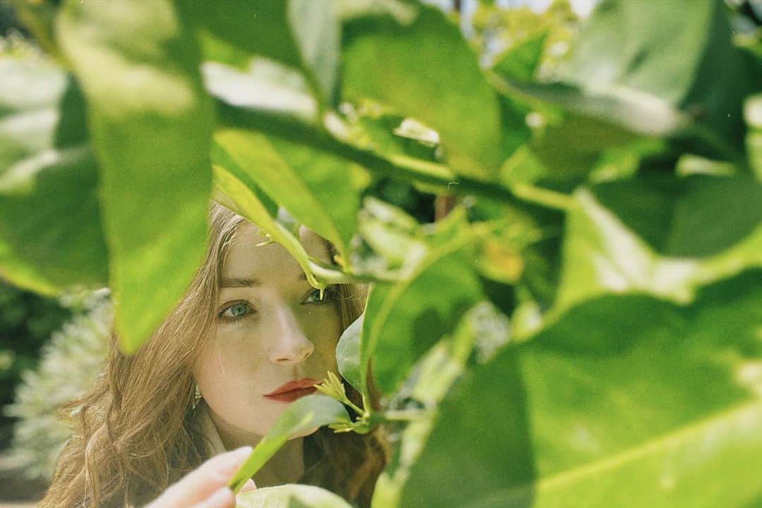 サラ・ボルジャーのインスタグラム：「Frolicking about … @la_femme_rousse」