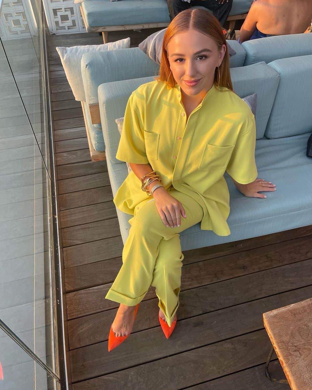 クロエ・ルーカジアックのインスタグラム：「Loved this look」