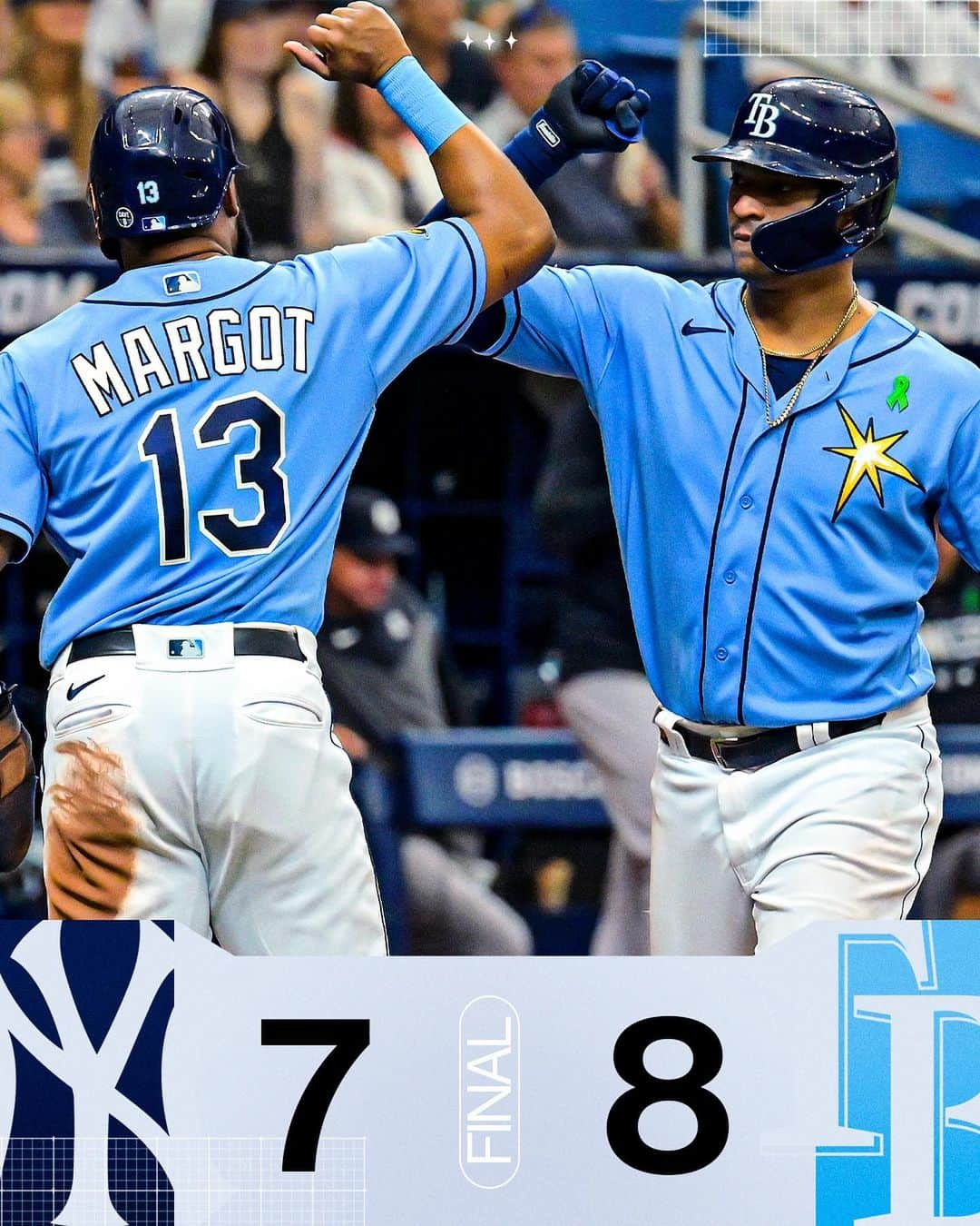 MLBさんのインスタグラム写真 - (MLBInstagram)「@RaysBaseball continues to roll. #Walkoff」5月8日 6時18分 - mlb