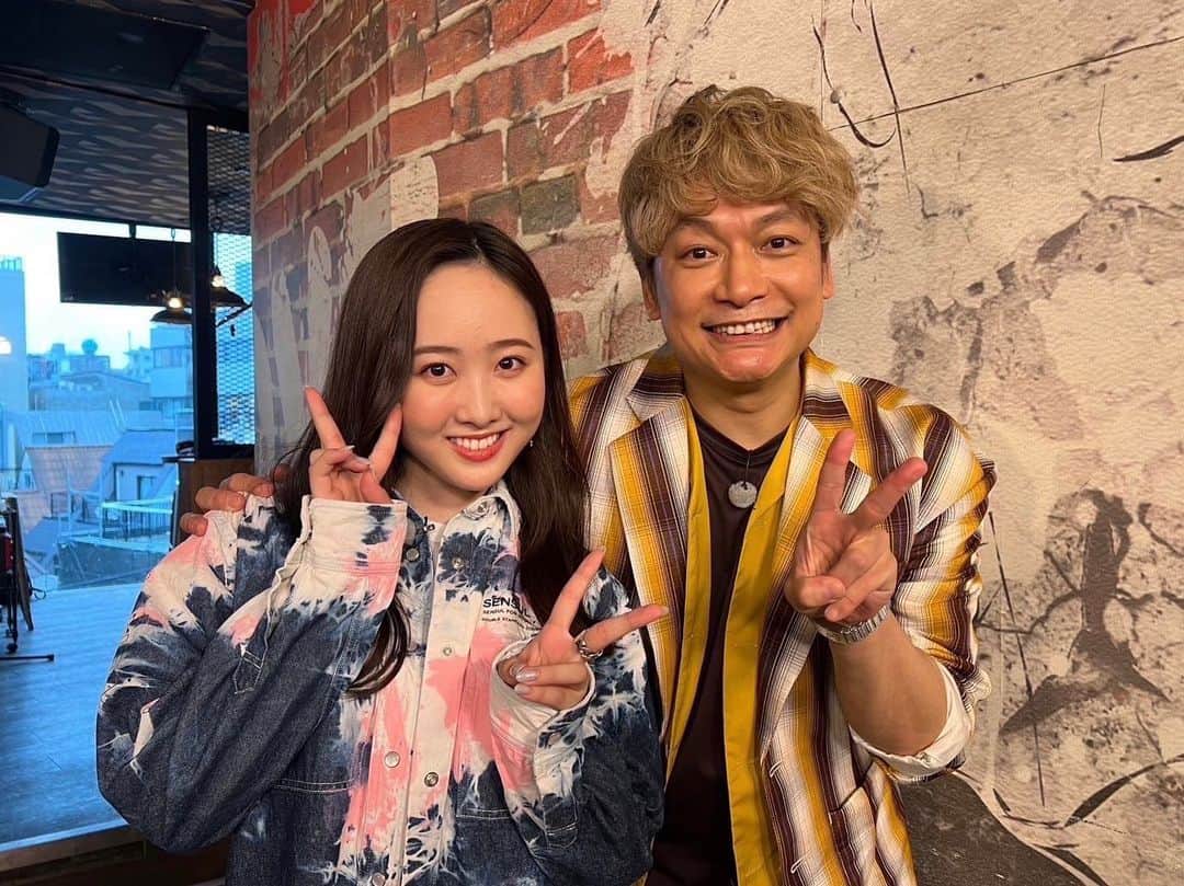 香取慎吾のインスタグラム：「望結ちゃんに会えた！ 8年ぶりにやっと会えた 嬉し楽し幸せだった！ またね！すぐね！ @miyu_honda_official  #本田望結 #ななにー」