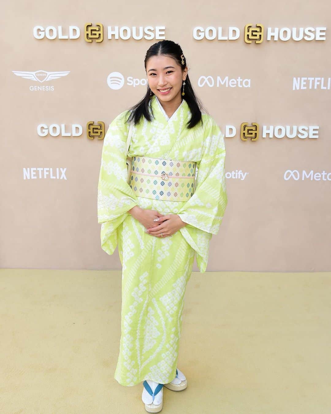 篠原枝令菜のインスタグラム：「So honored to be a part of the Gold Gala with such amazing, inspiring AAPI icons 😍  I feel very blessed to represent Japanese culture through my beautiful yukata from @kimonoyamato 👘 as well as the rhythmic gymnastics community 🤸‍♀️🫶  #goldgala #aapi #japanese」
