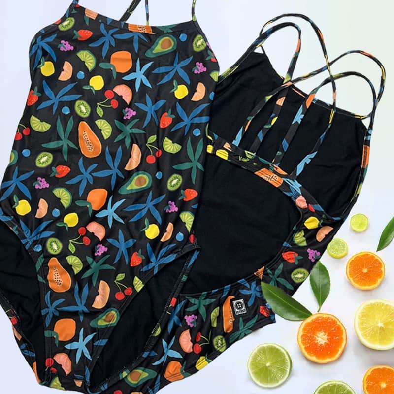 JOLYN Swimwearのインスタグラム：「🍊🥝🍓🍋🍇🥑🍒 the fruitiest print of them all, FRUIT BASKET! Very limited release so BE QUICK! Online now // #jolynaustralia」