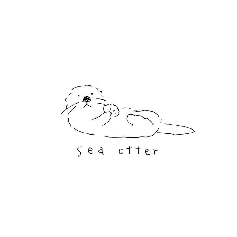 ハルペイさんのインスタグラム写真 - (ハルペイInstagram)「😀 ぷかぷか よい週末をー😌 #おつかれさま #ラッコ #🦦#seaotter  #ぷかぷか . #動物イラスト  #sketch#sketchbook #watercolor  #harupei#ハルペイ#doodle#draw#drawing#illustrator#illustration#japan#絵#雑貨#湘南#イラスト#イラストレーター#插畫#插畫家#ゆるい#茅ヶ崎」4月14日 20時42分 - harupeipei