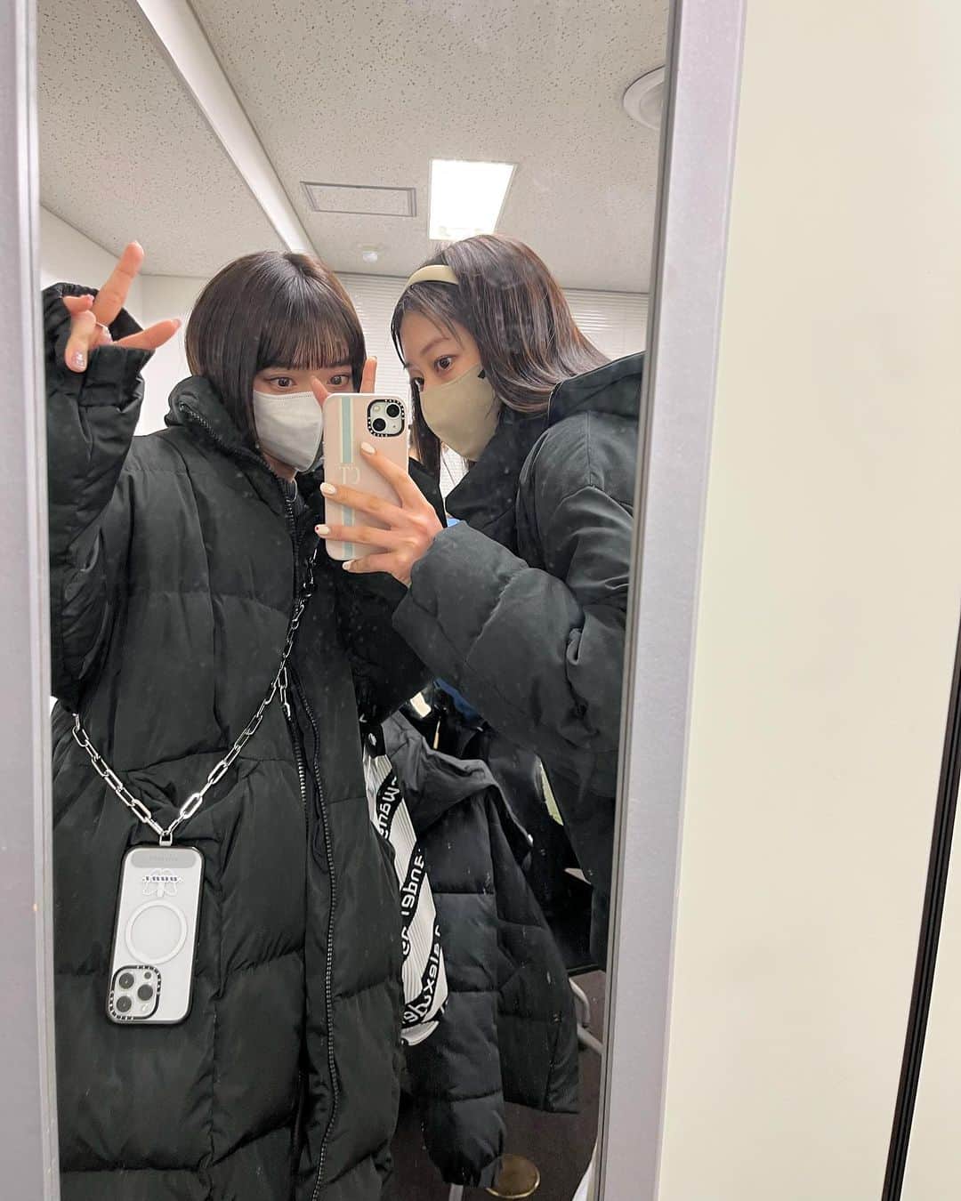 高井千帆さんのインスタグラム写真 - (高井千帆Instagram)「⁡ 双子コーデシリーズ🩷💚 どっちもたまたま揃ったの✌🏻」4月14日 19時36分 - chiho_takai_official