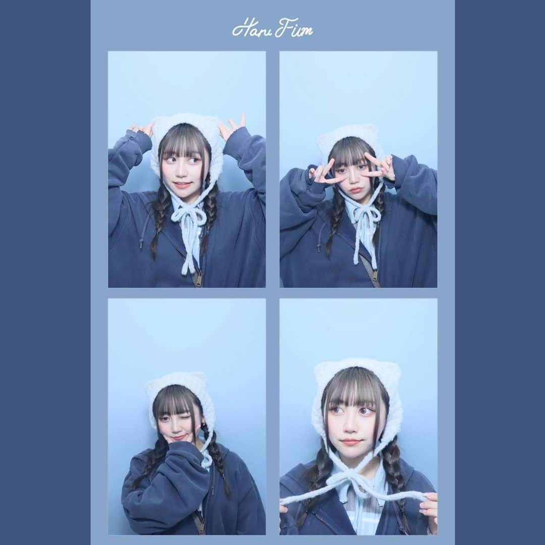 のインスタグラム：「インセンネッコ〜！！ 24時間やってるしみんな頻繁に撮るのね(՞ ܸ.ˬ.ܸ ՞) 最終日にピンで撮ったー！！ Twitterのアイコンにもしたよ🕊️ෆ˚*  最初撮ろって言われた時意味がわからんくて日本語でデカい猫って意味だと思ってた  #인생네컷 #인생네컷포즈 #하루필름 #일본인 #고양이모자 #고양이비니 #弘大 #韓国旅行 #y2kファッション #猫耳 #インセンネッコ #プリクラ #韓国ファッション #Japanesegirl #ootd #koreatrip #l4l」