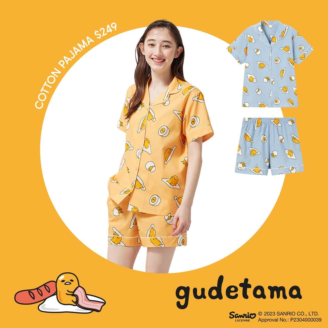 GU Hong Kongさんのインスタグラム写真 - (GU Hong KongInstagram)「【「gudetama」聯乘系列 4/21登場】 迎接人氣角色「gudetama」誕生10週年紀念，隆重推出聯乘居家服系列。「gudetama」嘅慵懶感為系列增添休閒氣息，非常適合喺屋企穿著，令你嘅居家時光更舒適放鬆。 - 記得喺✨4月21日（星期五）✨到網絡旗艦店及全線門店帶佢地返屋企！ 即上網絡旗艦店搶先查看商品設計及詳情 🔗 link in bio!  - #GUHongKong #YourFreedom #GUStyle #gudetama #Sanrio」4月14日 13時00分 - gu.hongkong