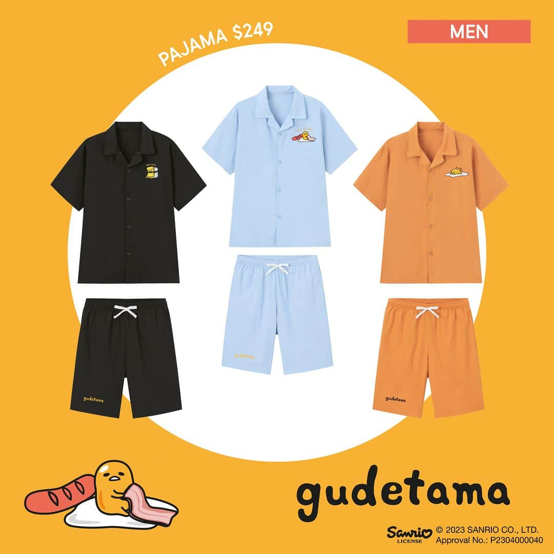 GU Hong Kongさんのインスタグラム写真 - (GU Hong KongInstagram)「【「gudetama」聯乘系列 4/21登場】 迎接人氣角色「gudetama」誕生10週年紀念，隆重推出聯乘居家服系列。「gudetama」嘅慵懶感為系列增添休閒氣息，非常適合喺屋企穿著，令你嘅居家時光更舒適放鬆。 - 記得喺✨4月21日（星期五）✨到網絡旗艦店及全線門店帶佢地返屋企！ 即上網絡旗艦店搶先查看商品設計及詳情 🔗 link in bio!  - #GUHongKong #YourFreedom #GUStyle #gudetama #Sanrio」4月14日 13時00分 - gu.hongkong