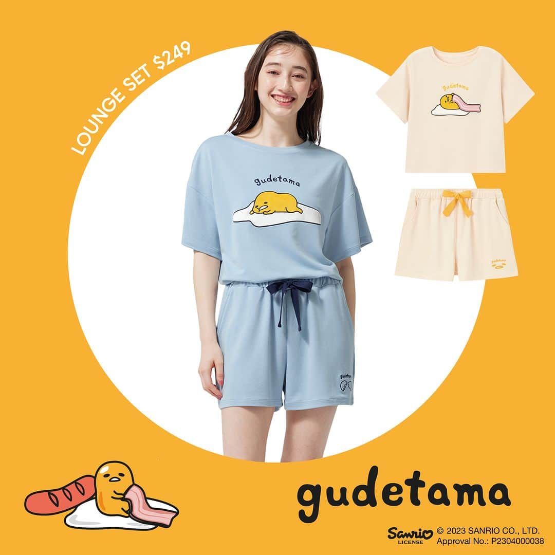 GU Hong Kongさんのインスタグラム写真 - (GU Hong KongInstagram)「【「gudetama」聯乘系列 4/21登場】 迎接人氣角色「gudetama」誕生10週年紀念，隆重推出聯乘居家服系列。「gudetama」嘅慵懶感為系列增添休閒氣息，非常適合喺屋企穿著，令你嘅居家時光更舒適放鬆。 - 記得喺✨4月21日（星期五）✨到網絡旗艦店及全線門店帶佢地返屋企！ 即上網絡旗艦店搶先查看商品設計及詳情 🔗 link in bio!  - #GUHongKong #YourFreedom #GUStyle #gudetama #Sanrio」4月14日 13時00分 - gu.hongkong