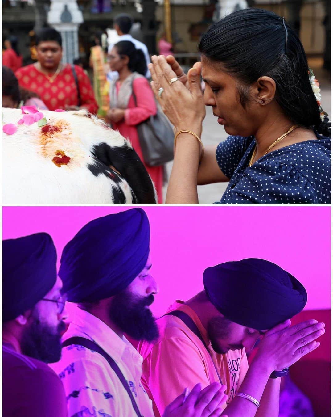 リー・シェンロンのインスタグラム：「Today, Tamils mark the first day of the new year with Puthandu celebrations while Sikhs celebrate Vesakhi. Other communities also observe the Indian New Year around this time. @indianheritage_sg and @officiallishasg have organised events for all to learn more about this festive period.   April is a month of joyous celebrations across our different ethnic groups and religions, unique to the multi-racial and religious society we live in.   I wish all who are celebrating a happy Tamil and Indian New Year. May you and your family be blessed with abundance and happiness, and may we all continue to treasure our unique and precious harmonious society.   இனிய தமிழ்ப் புத்தாண்டு வாழ்த்துகள்! – LHL  ([Top] Sri Srinivasa Perumal Temple. / MCI Photo by Betty Chua; [Bottom] Central Sikh Temple. / MCI Photo by Lim Sin Thai)」