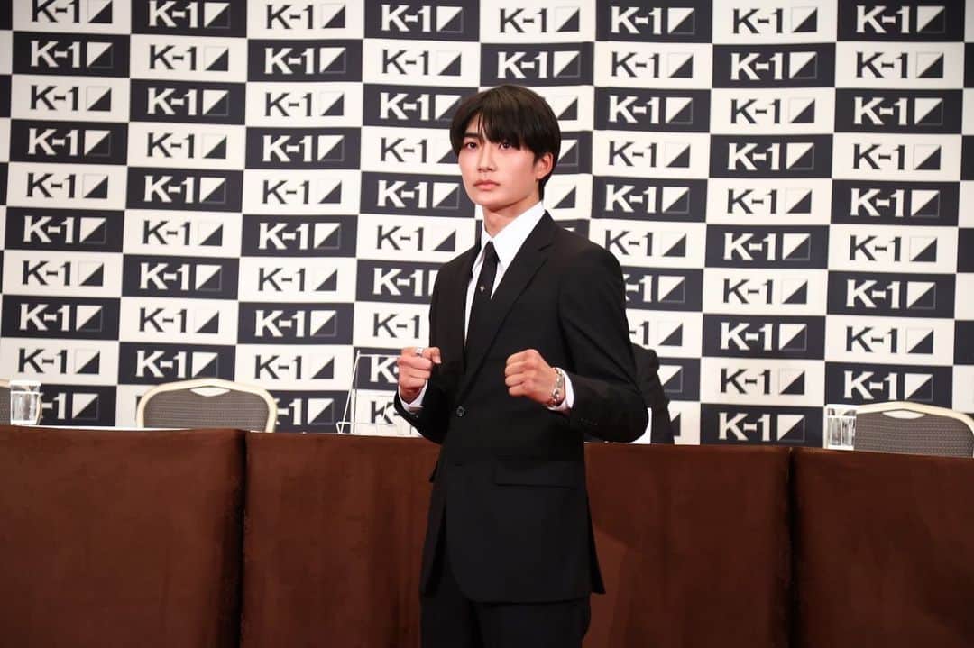 のインスタグラム：「次戦決定。  バンタム級1番華があるのは俺  必ず勝つ。応援宜しくお願いします。   #k1」