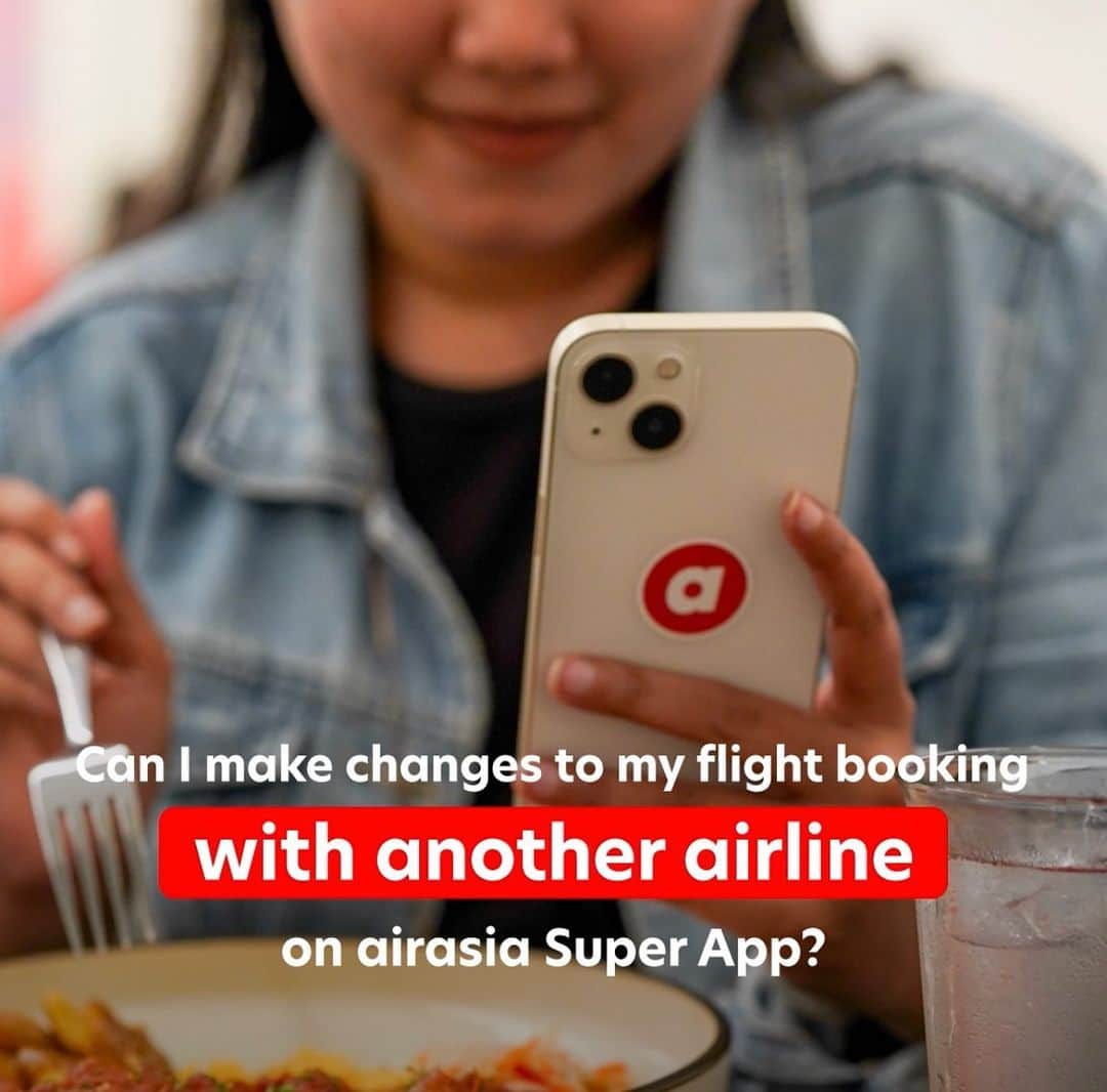 エアアジアのインスタグラム：「Here’s what you need to know when booking other airlines with us! — Pt. 3  Planning to make changes on your booking with a different airline booked under airasia Super App? Here’s a step-by-step process when chatting with Bo. ✨  For more queries, comment below or Chat with Bo! 🤳🏼  #airasiasuperapp #flybeyond #airasiaanyairline #chatwithBo #AskBo」