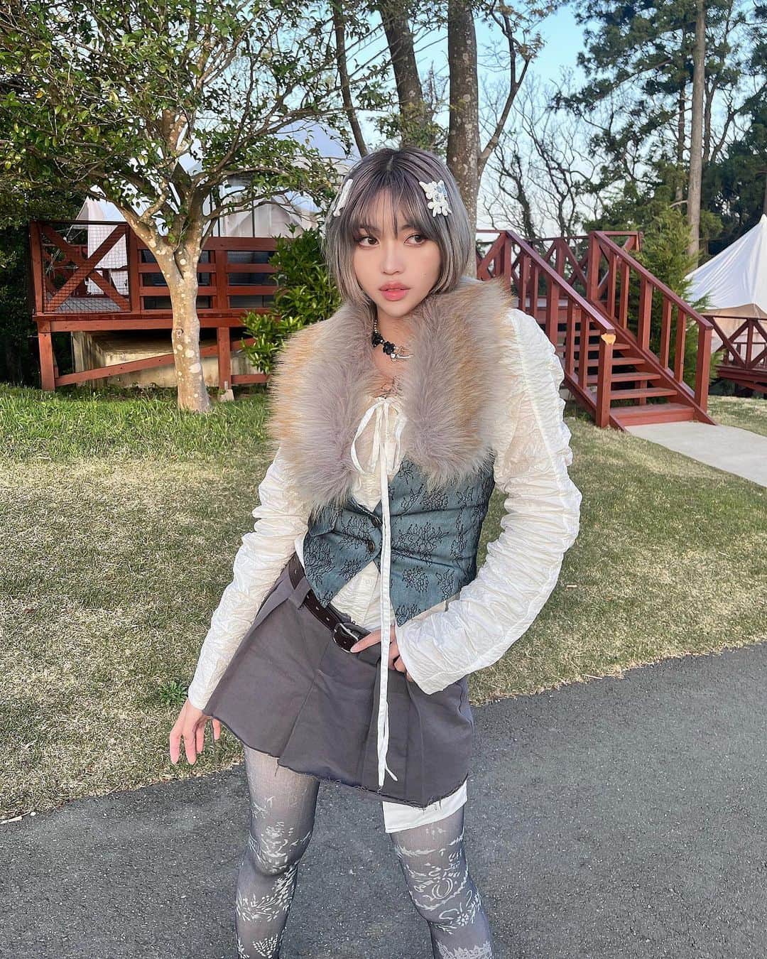 のインスタグラム：「牧場泊まり💞」