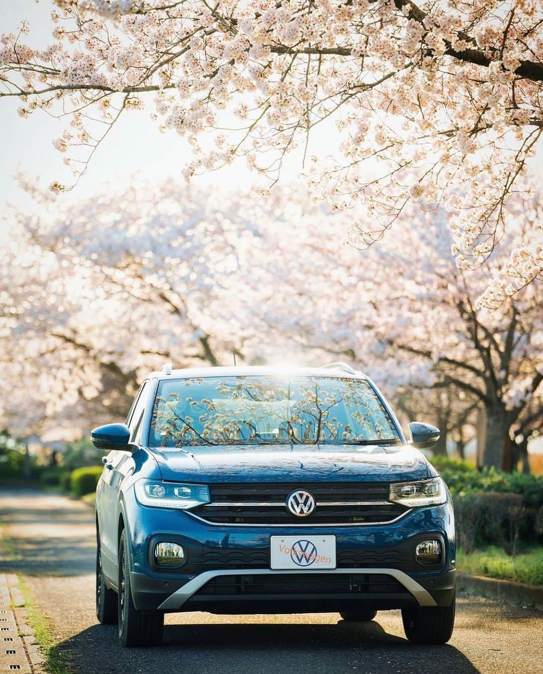 フォルクスワーゲンさんのインスタグラム写真 - (フォルクスワーゲンInstagram)「＼いいね！Volkswagen／ 東北や北海道にも桜の季節がやってきました🌸 春を感じに、ドライブに出掛けてみてはいかがですか？  Photo by @kensuke.kashiharaさん  素敵なお写真ありがとうございます✨  本アカウントでは「 #ワーゲン 」のついた写真をシェアさせていただくことがあります。   #フォルクスワーゲン #TCross #SUV #車好きな人と繋がりたい #桜 #春の景色 #Volkswagen #VW」4月14日 18時00分 - vw_japan