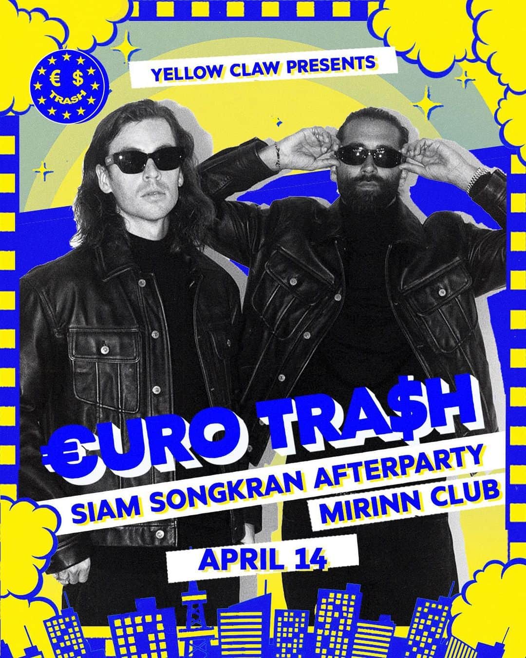 のインスタグラム：「SOME TRASHY AFTERPARTY HOUSE MUSIC IN BANGKOK TONIGH. WE GOT 10 FREE BACKSTAGE GUESTLIST TICKETS READY SO DROP SOME 💵 SIGNS IN THE COMMENTS AND TAG YOUR TWO HOTTEST FRIENDS YOU WANNA BRING. BUT PLEASE BE WARNED. EVEN FOR BKK STANDARDS ITS ABOUT TO GET REAL TRASHY.」
