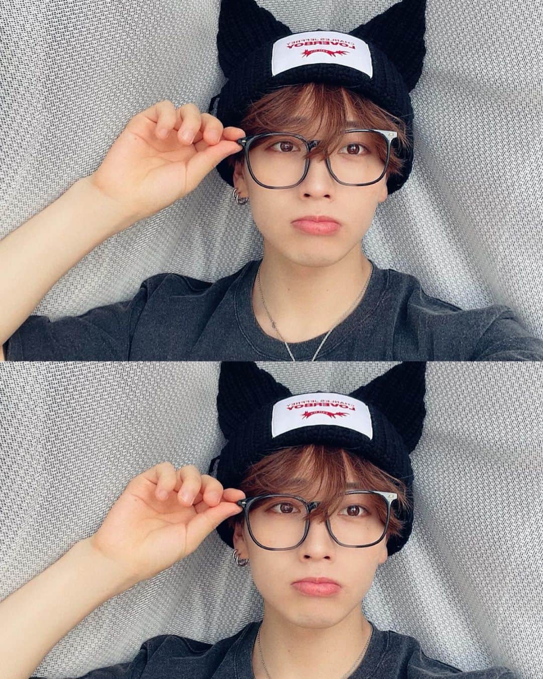 白金倫太郎のインスタグラム：「まだまだあざとく生きていきたい22歳です 「可愛い」って言葉の分だけ身長伸びます🙁」