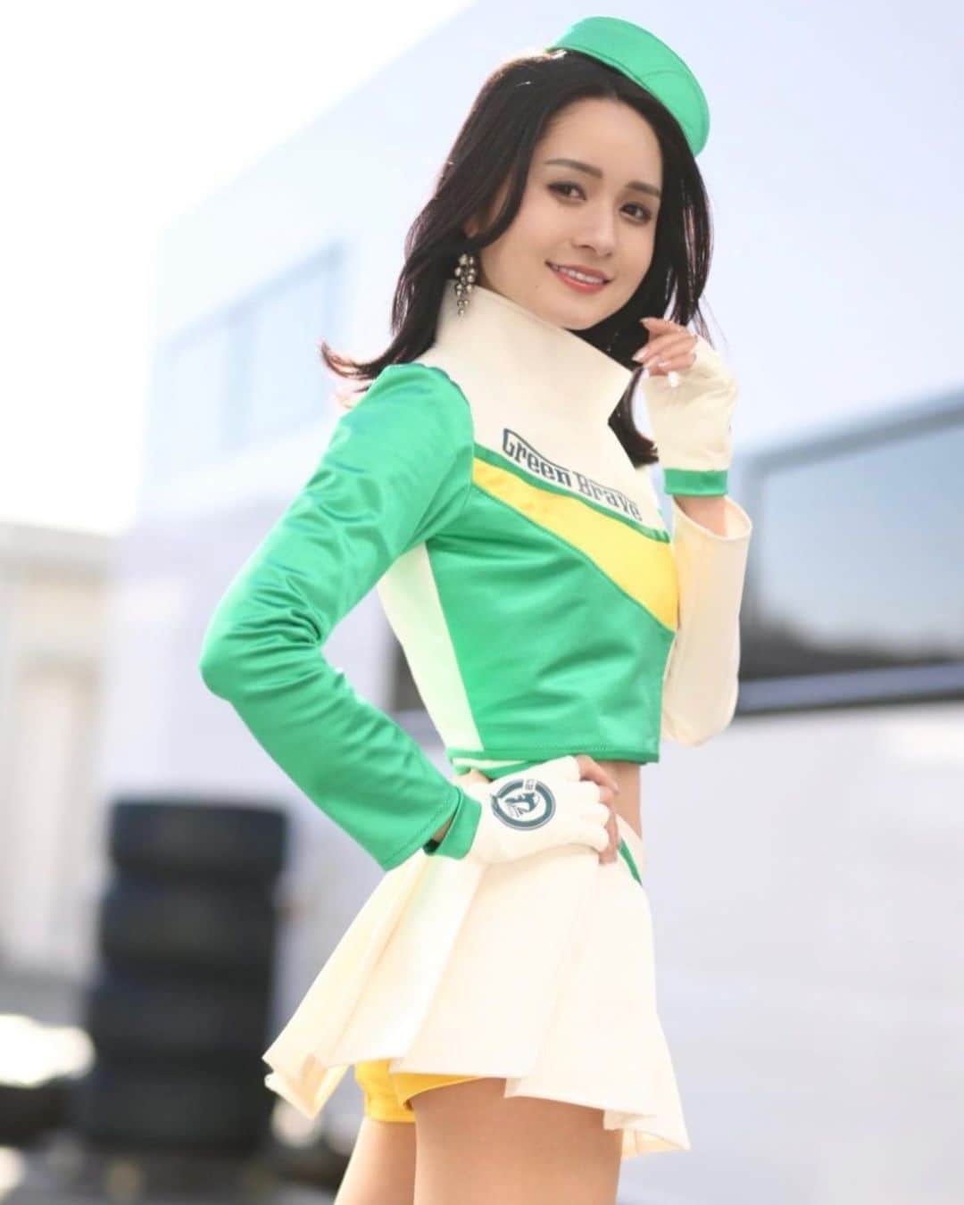 五十嵐みさのインスタグラム：「. 今週末はSUPER GT開幕戦🏎 今日から岡山へ前入りです！ . 予選日スケジュールは以下の通り⏰ 9:10〜10:35 公式練習 10:35〜10:45 GT300専有公式練習 11:05〜11:15 FCYテスト 11:50〜12:00 RQスポンサーステージ 12:30～13:30　ピットウォーク 14:00～14:10　GT300　Q1　A組 14:18～14:28　GT300　Q1　B組 （52💚） 14:53～15:03　GT300　Q2 15:50〜16:00 RQステージ 17:00～17:50　キッズウォーク . 52号車の応援よろしくお願いします🍀 . #SUPERGT#スーパーgt#レースクイーン#racequeen#埼玉トヨペット#greenbrave#52号車#コスチューム#撮影会#ポートレート#サーキット#モータースポーツ#レース#grsupra#岡山国際サーキット」