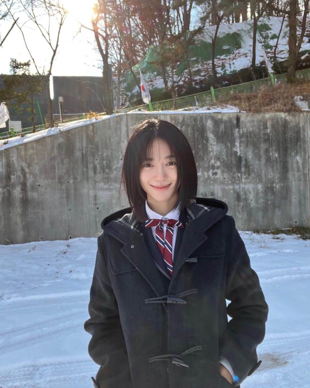 イ・エリヤのインスタグラム：「오늘은 미끼데이 🖤 @coupangplay」