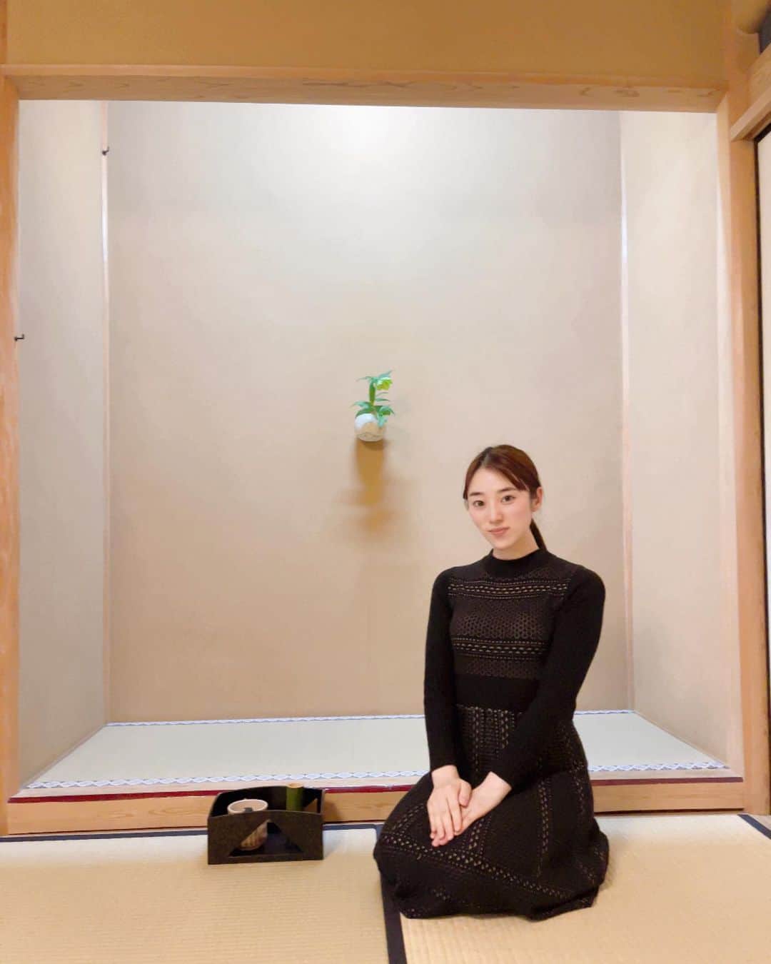 のインスタグラム：「新緑の季節を感じた🌿  奥が深くて面白かった🍵  #茶道 #茶道裏千家」
