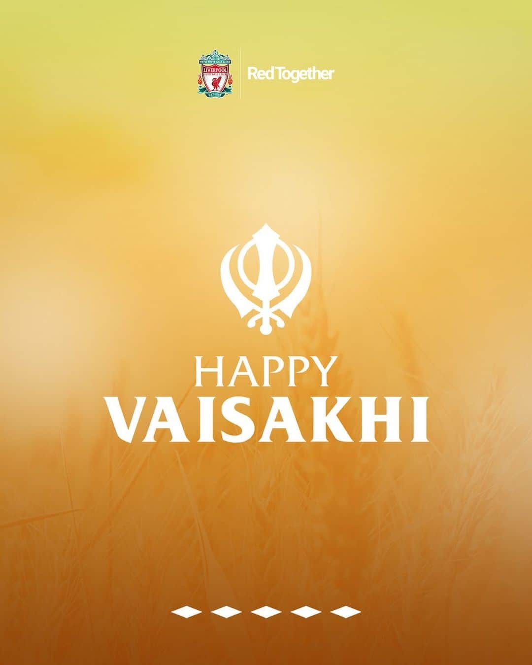 リヴァプールFCさんのインスタグラム写真 - (リヴァプールFCInstagram)「Happy Vaisakhi to all our Sikh supporters celebrating today!」4月14日 19時06分 - liverpoolfc