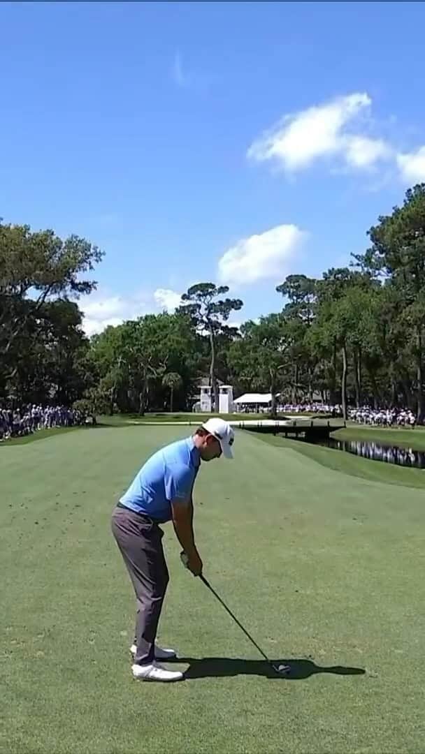パトリック・キャントレーのインスタグラム：「Playing faster! @rbcheritage @pgatour」