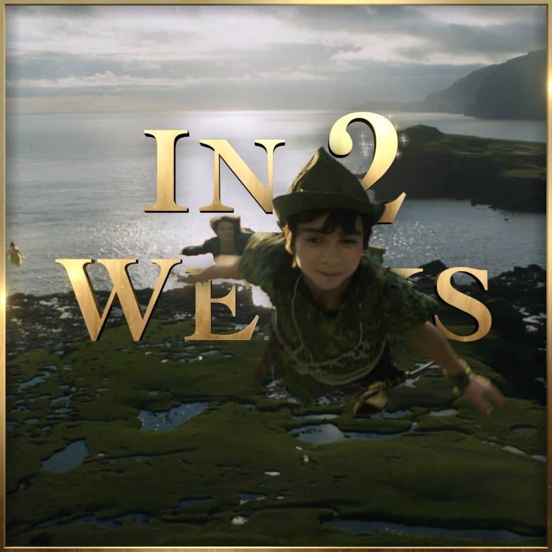 Walt Disney Studiosのインスタグラム：「In 2️⃣ weeks, return to Never Land.  #PeterPanAndWendy is streaming only on @disneyplus April 28.」